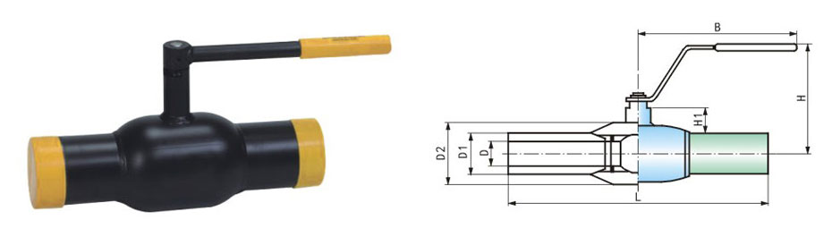 标准全焊接球阀
